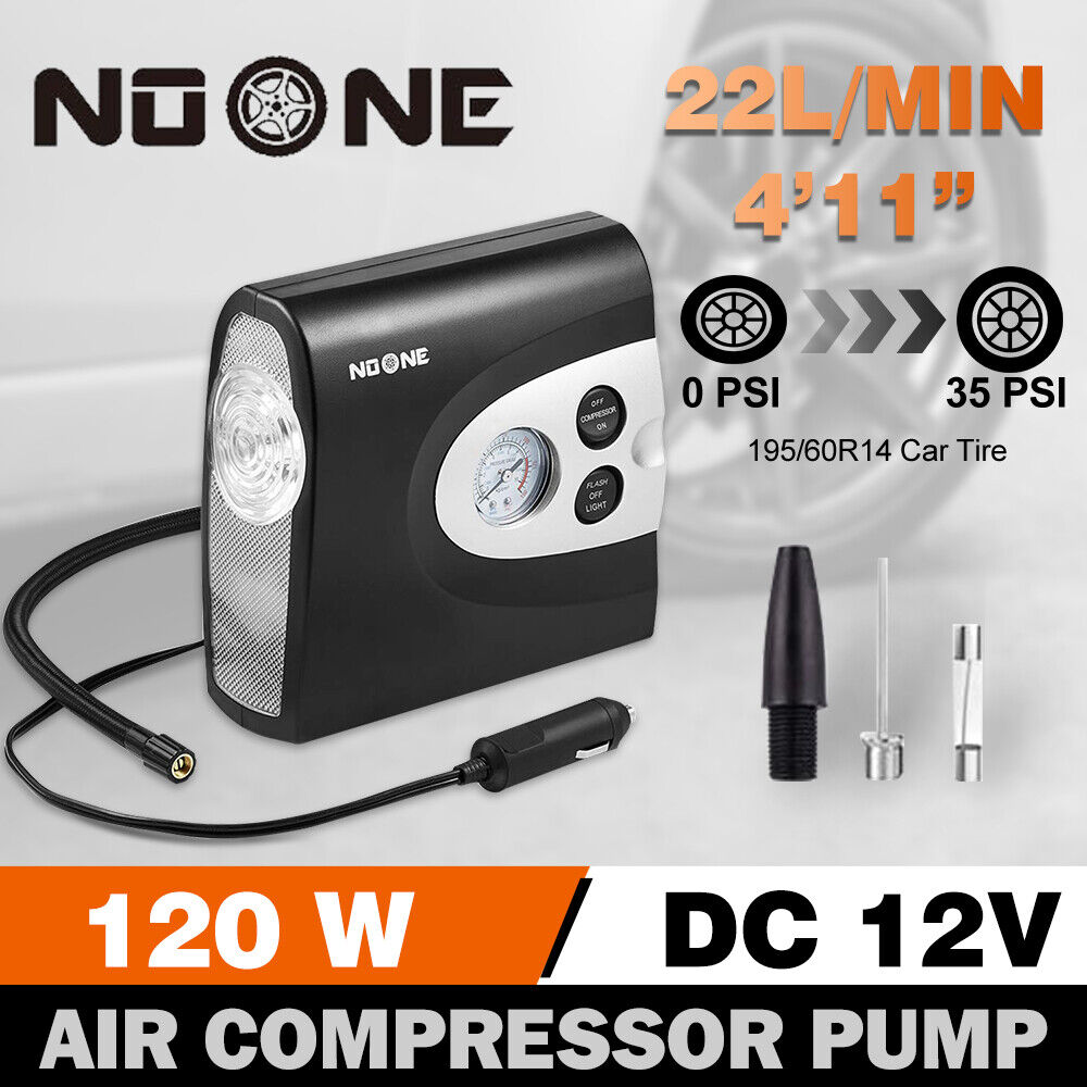 Automotive Repair & Speciality Tools: NOONE 3 IN 1 Air Compressor Tire Inflator 12V Portable Car Tire Inflator Pump