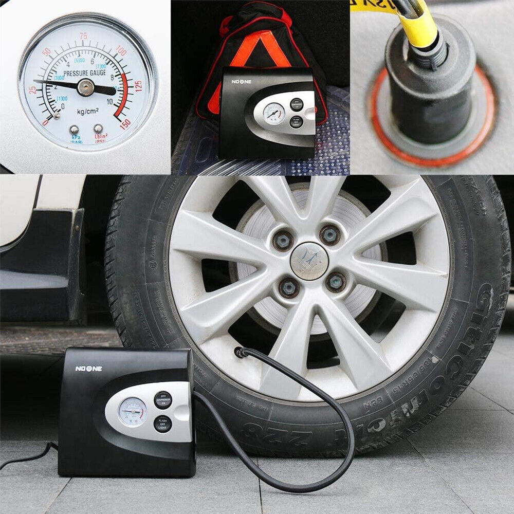 Automotive Repair & Speciality Tools: NOONE 3 IN 1 Air Compressor Tire Inflator 12V Portable Car Tire Inflator Pump