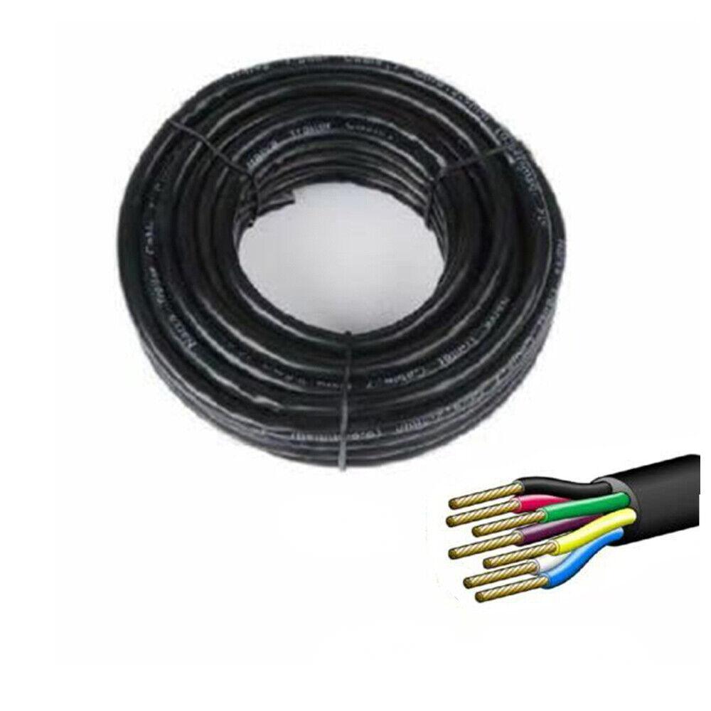 Automotive Repair & Speciality Tools: 30M X 7 Core Wire Cable Trailer Cable Automotive Boat Caravan Truck Coil V90 PVC