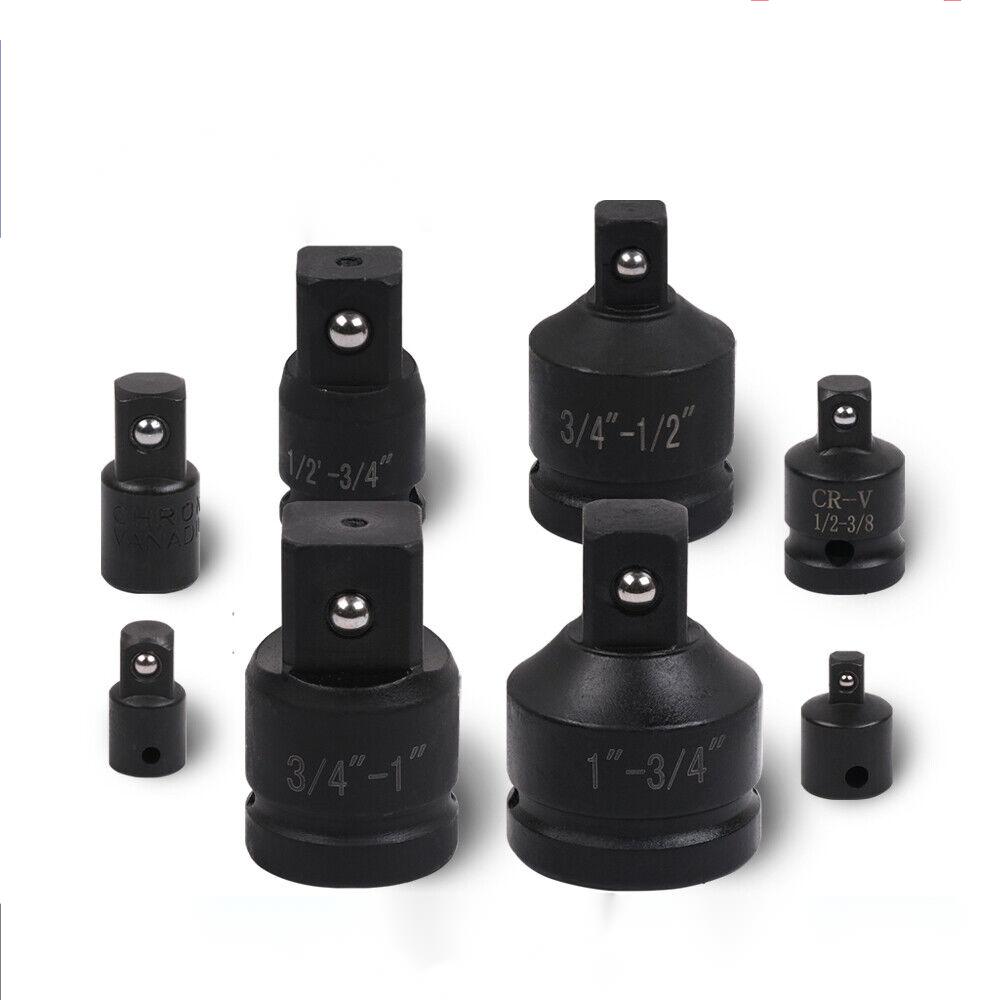 Automotive Repair & Speciality Tools: 8Pc Impact Socket Reducer Set Heavy Duty Adaptor For Ratchet Wrench With Case