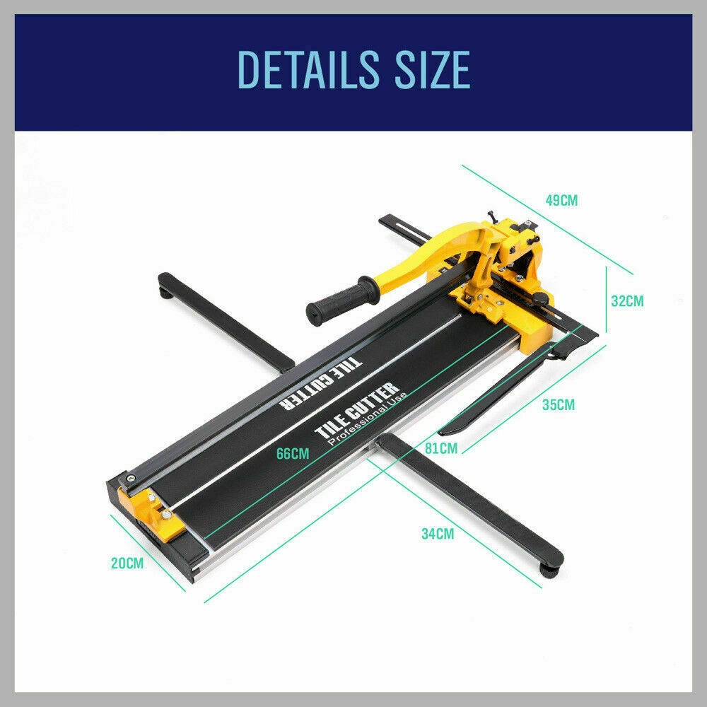 Saw Accessories: 600mm Manual Tile Cutter Laser Guide Home Pro Tile Cutting Machine Heavy Duty