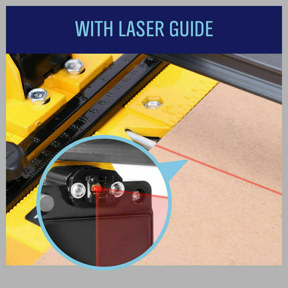 Saw Accessories: 600mm Manual Tile Cutter Laser Guide Home Pro Tile Cutting Machine Heavy Duty