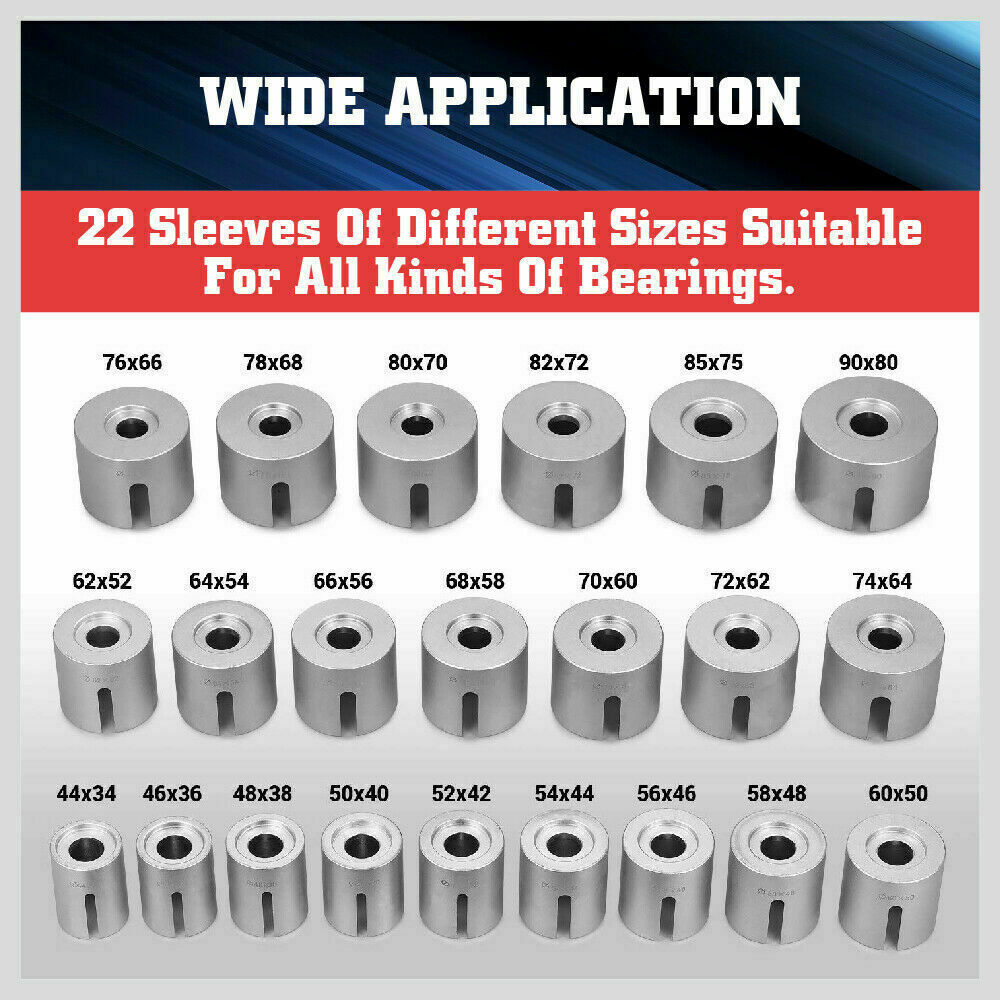 Caravan Accessories: 27Pc Universal Pull & Press Sleeve Kit Removal Bushing Driver Set Bearings Seal