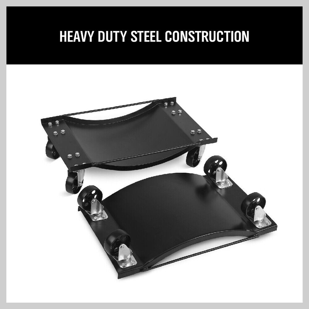 Traffic Control & Parking Tools: 4 x Heavy Duty Wheel Dolly 450 kg 1000 lb Car Vehicle Positioning Jack Platform