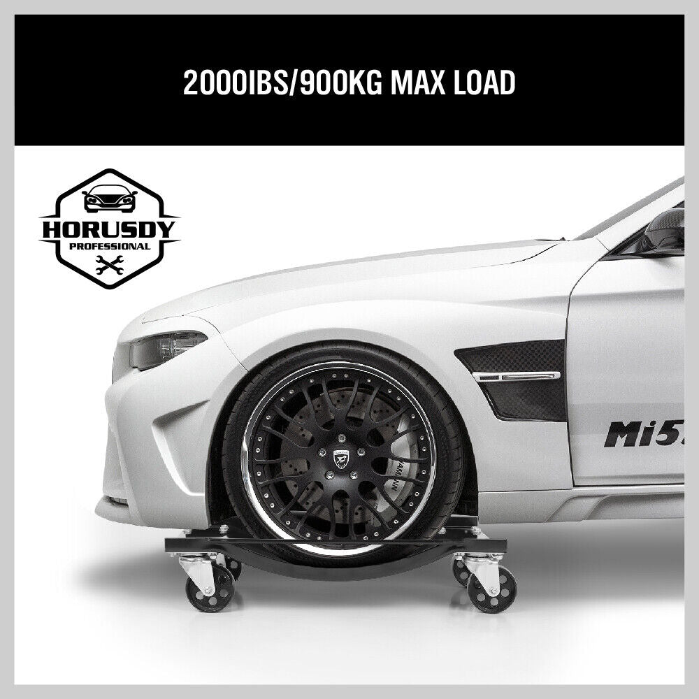 Traffic Control & Parking Tools: 4 x Heavy Duty Wheel Dolly 450 kg 1000 lb Car Vehicle Positioning Jack Platform
