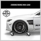 Traffic Control & Parking Tools: 4 x Heavy Duty Wheel Dolly 450 kg 1000 lb Car Vehicle Positioning Jack Platform