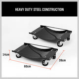 Traffic Control & Parking Tools: 4 x Heavy Duty Wheel Dolly 450 kg 1000 lb Car Vehicle Positioning Jack Platform