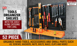 Fence & Gate Accessories: 52Pc Wall Mounted Tool Storage Rack Wrench Spanner Holder Screwdriver Pliers New