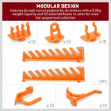Fence & Gate Accessories: 52Pc Wall Mounted Tool Storage Rack Wrench Spanner Holder Screwdriver Pliers New
