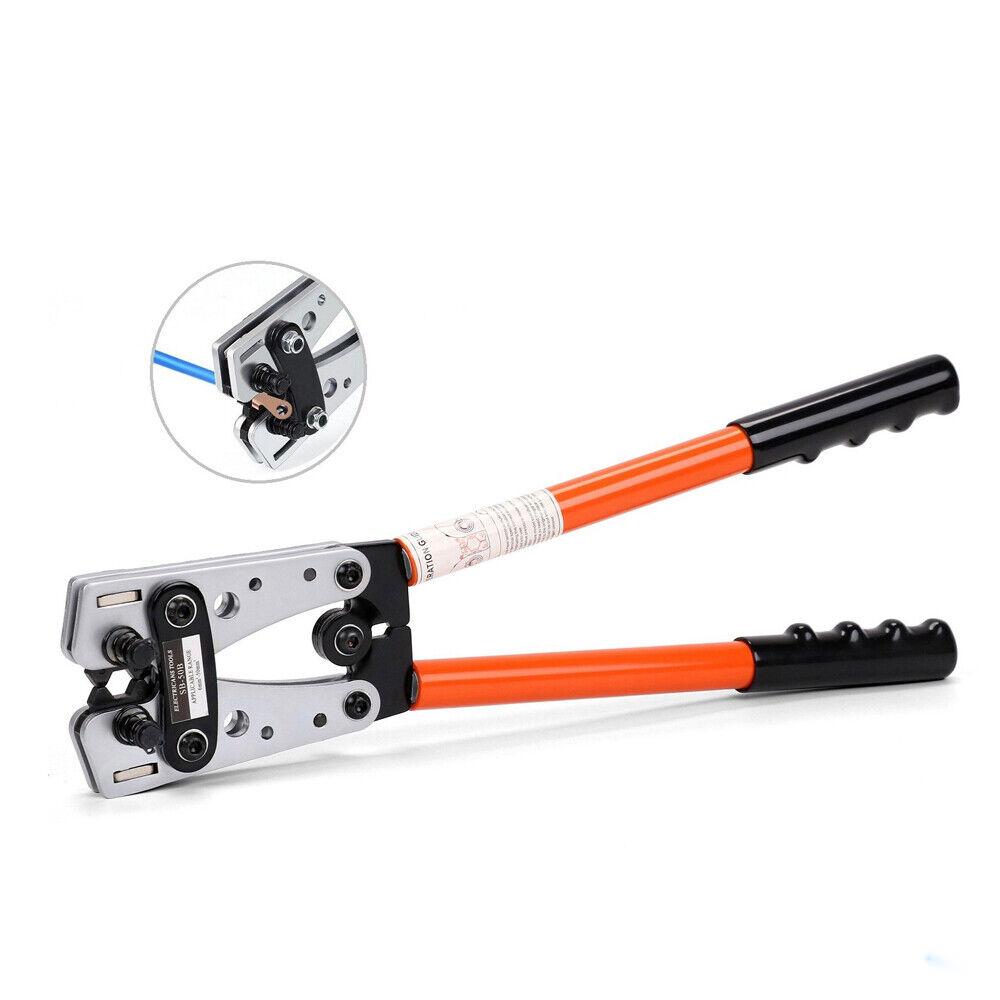 Power & Electrical Supplies: 6-50 mm2 Wire Crimper Cable Crimp Electric Tube Crimping Hand Tool Battery Lug