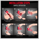 Hand Tools: Heavy Duty Staple Gun Set 2in1 Stapler 1500Pc Staples Tacker Hand Fastener Tool