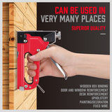 Hand Tools: Heavy Duty Staple Gun Set 2in1 Stapler 1500Pc Staples Tacker Hand Fastener Tool