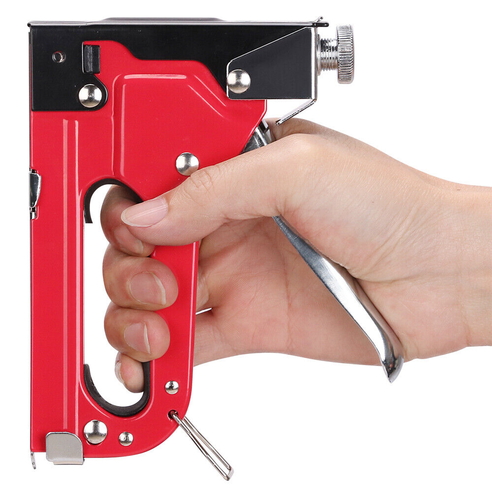 Hand Tools: Heavy Duty Staple Gun Set 2in1 Stapler + 1500Pc Staples Tacker Hand Fastener Tool