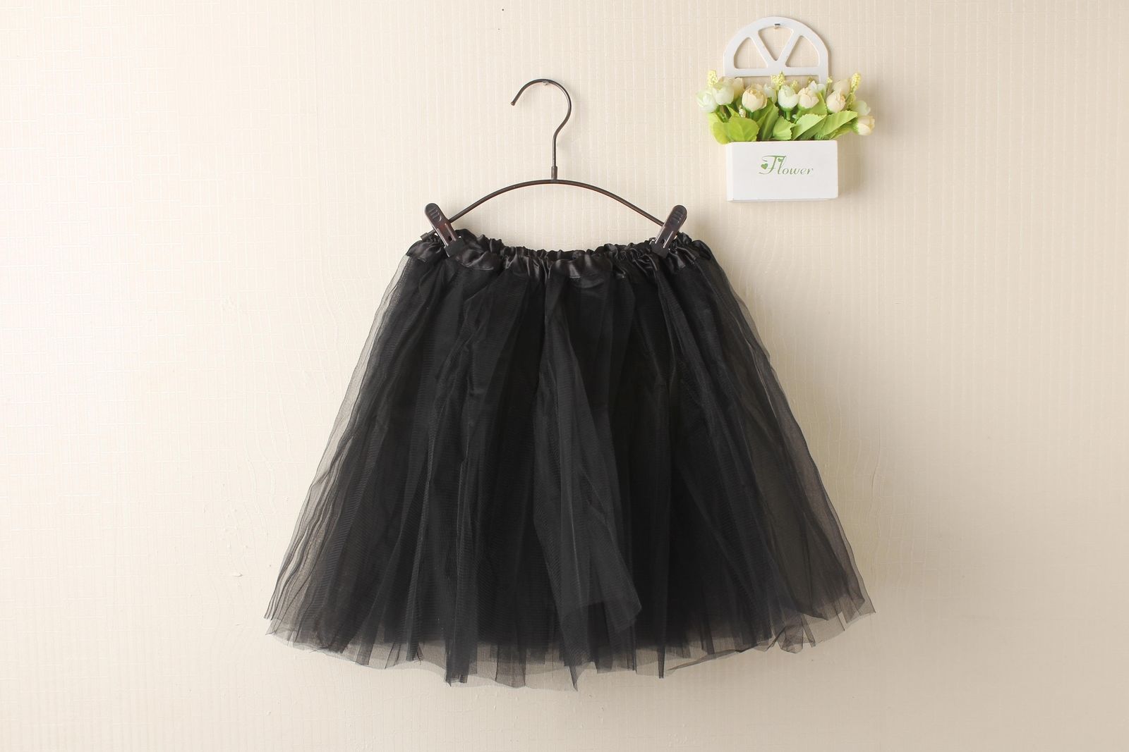 Girl's Skirts: New Adults Tulle Tutu Skirt Dressup Party Costume Ballet Womens Girls Dance Wear, Black, Adults