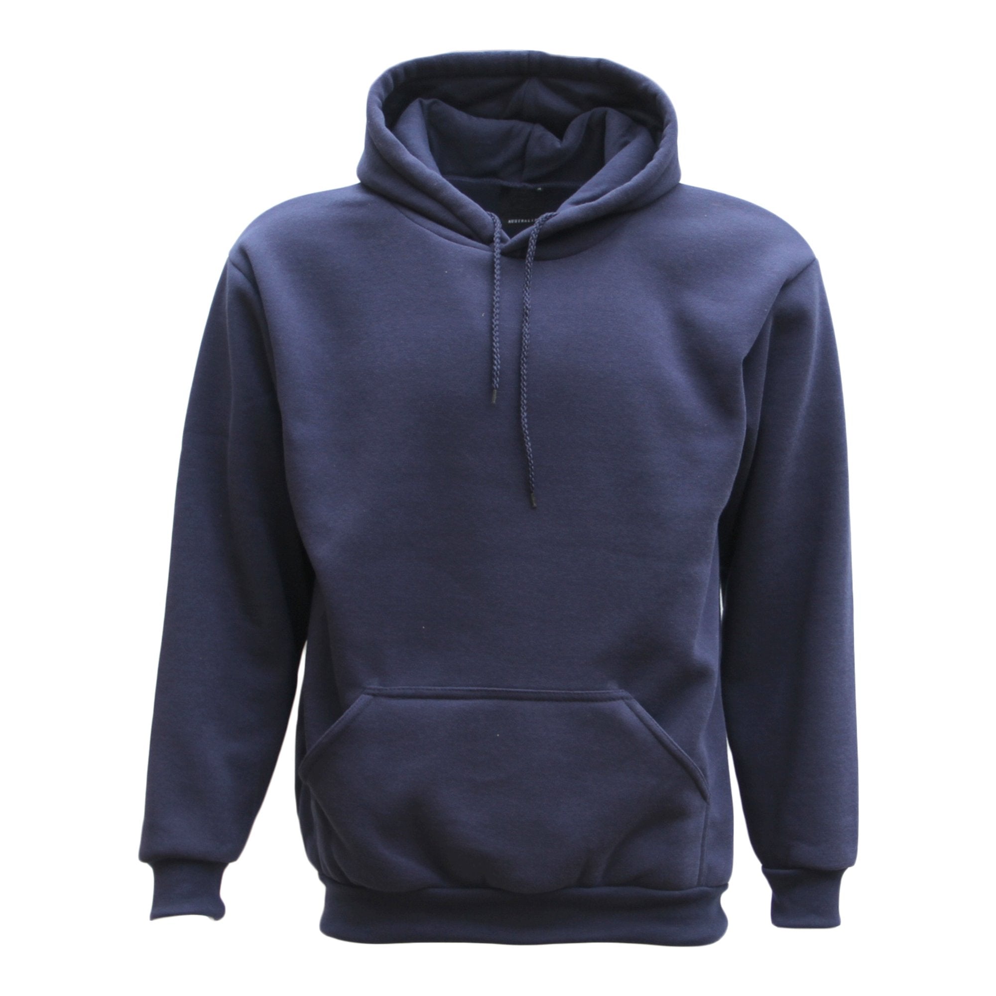 Men's Sweats & Trackpants: Adult Unisex Men's Basic Plain Hoodie Pullover Sweater Sweatshirt Jumper XS-8XL, Navy, M