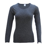 Women's Sleepwear: Womens Merino Wool Top Pants Thermal Leggings Long Johns Underwear Pajamas, Women's Top - Black, 20-22