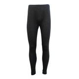 Women's Sleepwear: Mens Merino Wool Top Pants Thermal Leggings Long Johns Underwear Pajamas, Men's Long Johns - Black, L