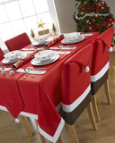Christmas Decorations: Christmas Chair Covers Tablecloth Runner Decoration Xmas Dinner Party Santa Gift, 10x Chair Covers