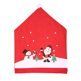 6-10x Christmas Santa Hat Chair Covers Table Cloth Dinner Home DǸcor Ornaments, Table Runner (34x176 cm)