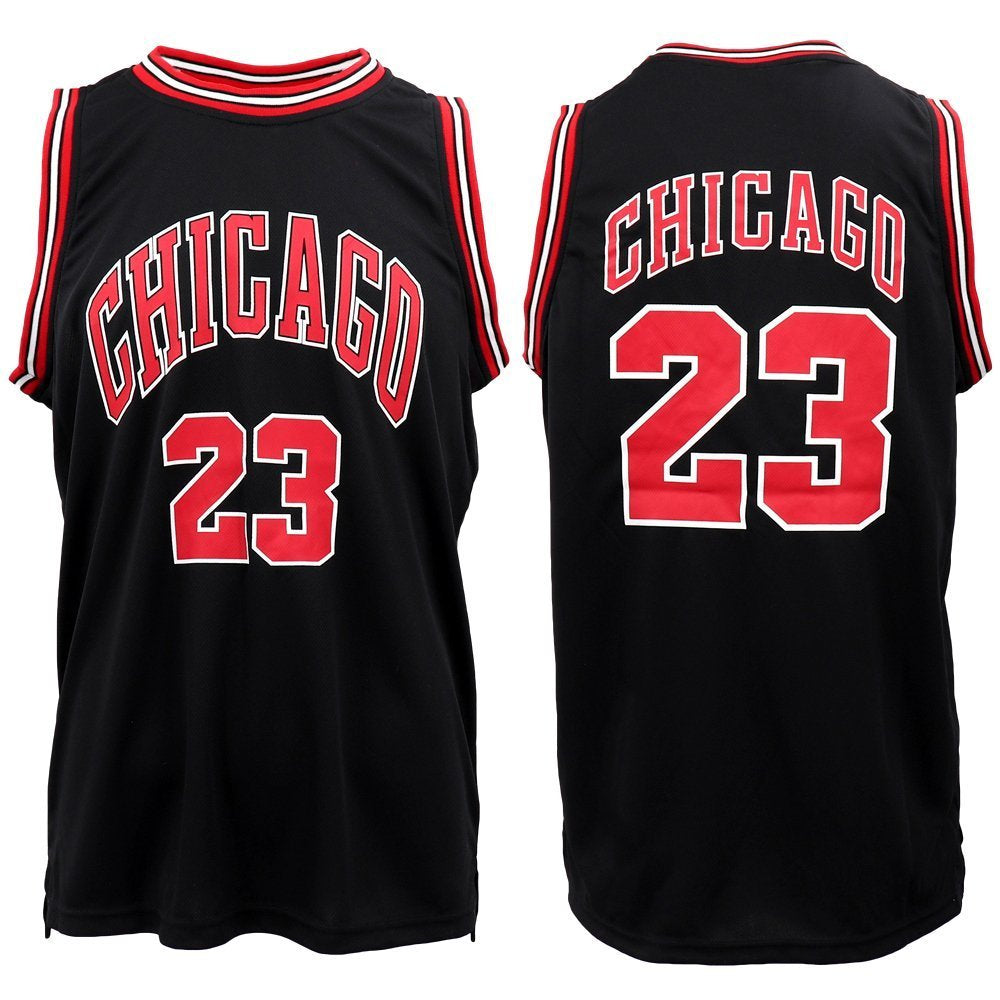 Basketball & Basketball Accessories: New Men's Basketball Jersey Sports T Shirt Tee Vest Tops Gym Chicago Los Angeles, Black - Chicago 23, L