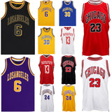 Basketball & Basketball Accessories: New Men's Basketball Jersey Sports T Shirt Tee Vest Tops Gym Chicago Los Angeles, Black - Chicago 23, L