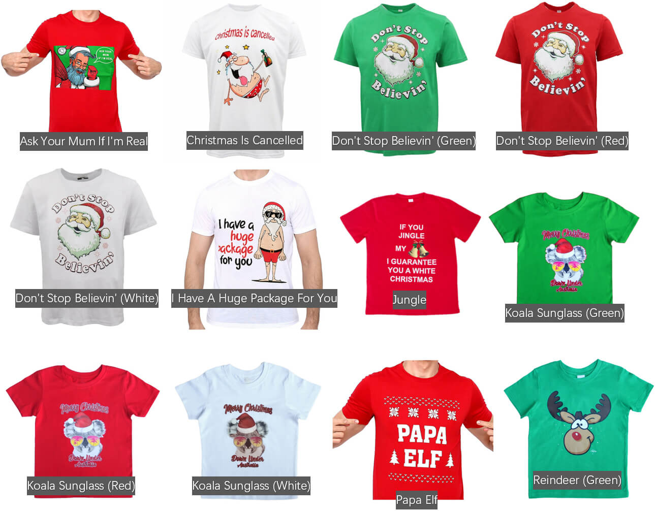 Christmas Clothing: New Funny Adult Xmas Christmas T Shirt Tee Mens Womens 100% Cotton Jolly Ugly, Santa Drive Kombi (Green), 2XL
