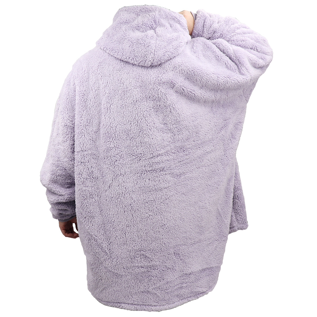 Blankets & Throws: Oversized Soft Pullover Plain Hoodie Warm Fleece Blanket Plush Winter Sweatshirt, Aqua, Adult