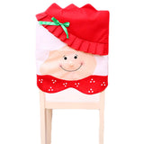 6x Christmas Cute Lady Santa Hat Chair Covers Dinner Home DǸcor Ornaments Gift, Mr Santa