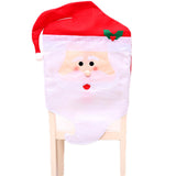 6x Christmas Cute Lady Santa Hat Chair Covers Dinner Home DǸcor Ornaments Gift, Mr Santa