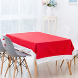 6-10x Christmas Santa Hat Chair Covers Table Cloth Dinner Home DǸcor Ornaments, Table Cloth (130x180 cm)
