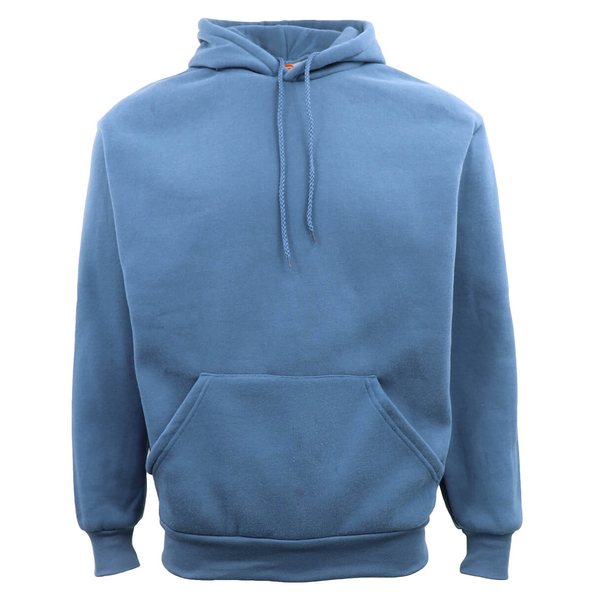Men's Sweats & Trackpants: Adult Unisex Men's Basic Plain Hoodie Pullover Sweater Sweatshirt Jumper XS-8XL, Dusty Blue, 2XL