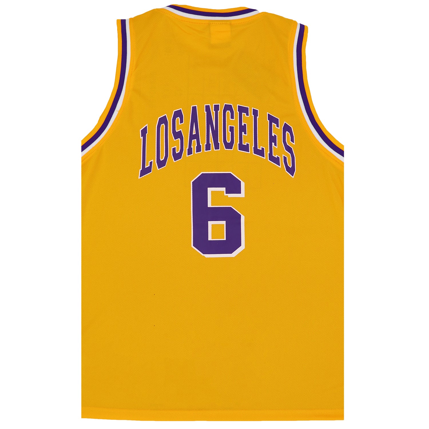 Basketball & Basketball Accessories: Kid's Basketball Jersey Tank Boys Sports T Shirt Tee Singlet Tops Los Angeles, Yellow - Los Angeles 6, 4