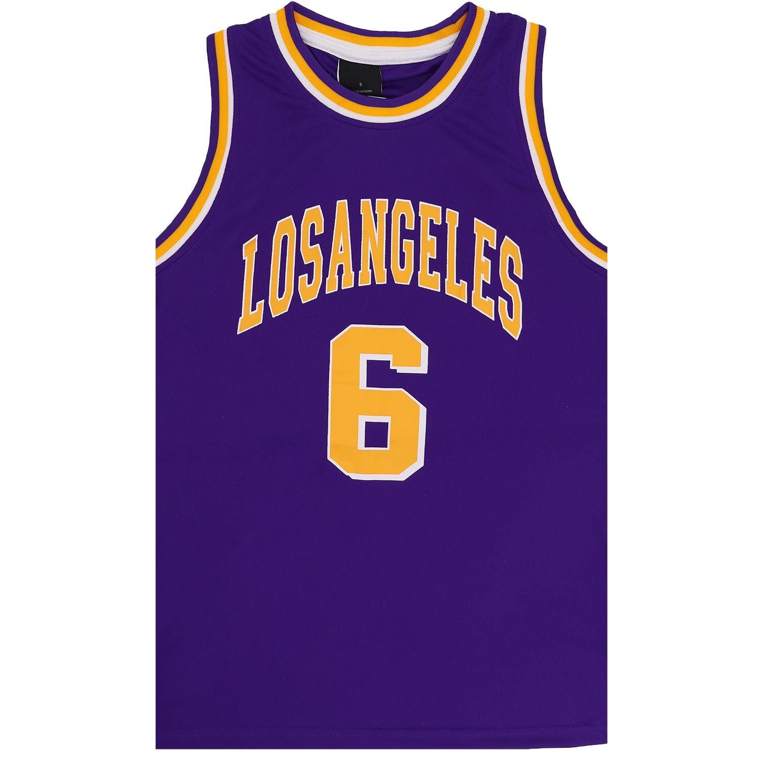 Basketball & Basketball Accessories: Kid's Basketball Jersey Tank Boys Sports T Shirt Tee Singlet Tops Los Angeles, Yellow - Los Angeles 6, 4
