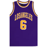 Basketball & Basketball Accessories: Kid's Basketball Jersey Tank Boys Sports T Shirt Tee Singlet Tops Los Angeles, Purple - Los Angeles 6, 4