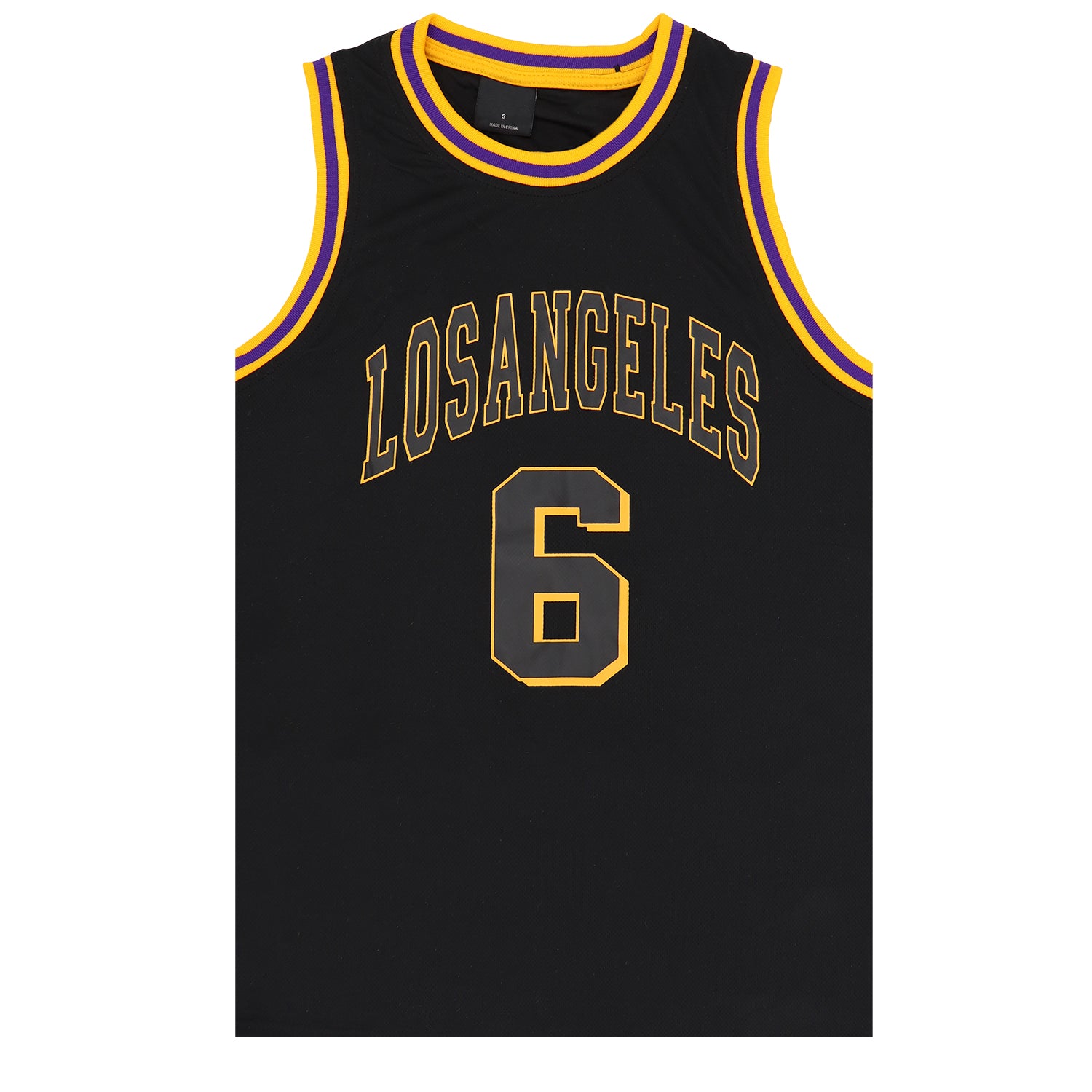 Basketball & Basketball Accessories: Kid's Basketball Jersey Tank Boys Sports T Shirt Tee Singlet Tops Los Angeles, Purple - Los Angeles 6, 4
