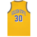 Basketball & Basketball Accessories: Kid's Basketball Jersey Tank Boys Sports T Shirt Tee Singlet Tops Los Angeles, Yellow - Golen State 30, 4