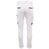 Men's Pants & Chinos: Men's Cotton Drill Cargo Work Pants UPF 50+ 13 Pockets Tradies Workwear Trousers, Black, 30