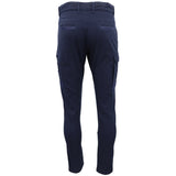Men's Pants & Chinos: Men's Cotton Drill Cargo Work Pants UPF 50+ 13 Pockets Tradies Workwear Trousers, Black, 30