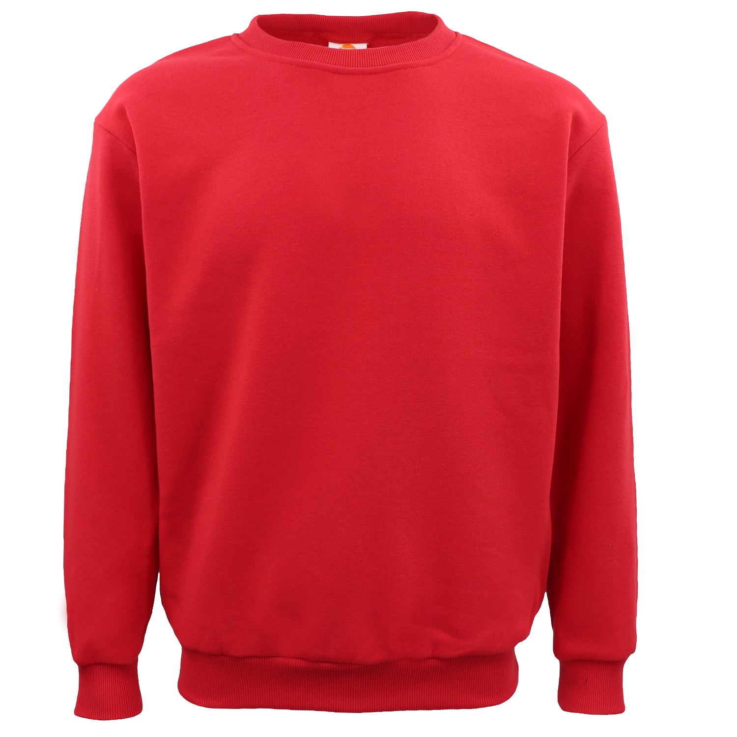 Men's Knitwear & Sweaters: New Adult Unisex Plain Pullover Fleece Jumper Mens Long Sleeve Crew Neck Sweater, Royal Blue, 3XL