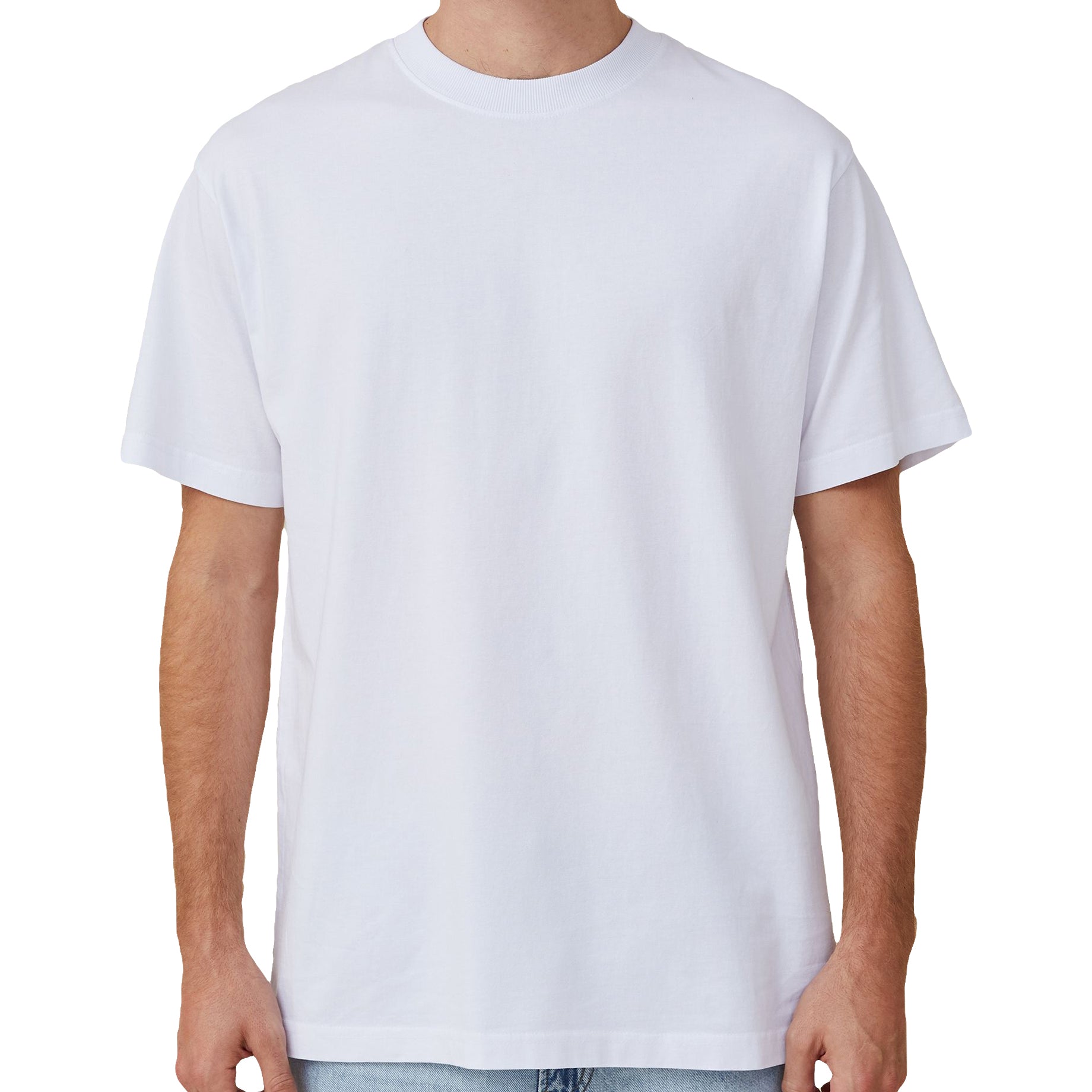 Men's Tops & T-shirts: Adult 100% Cotton T-Shirt Unisex Men's Basic Plain Blank Crew Tee Tops Shirts, Royal Blue, 3XL