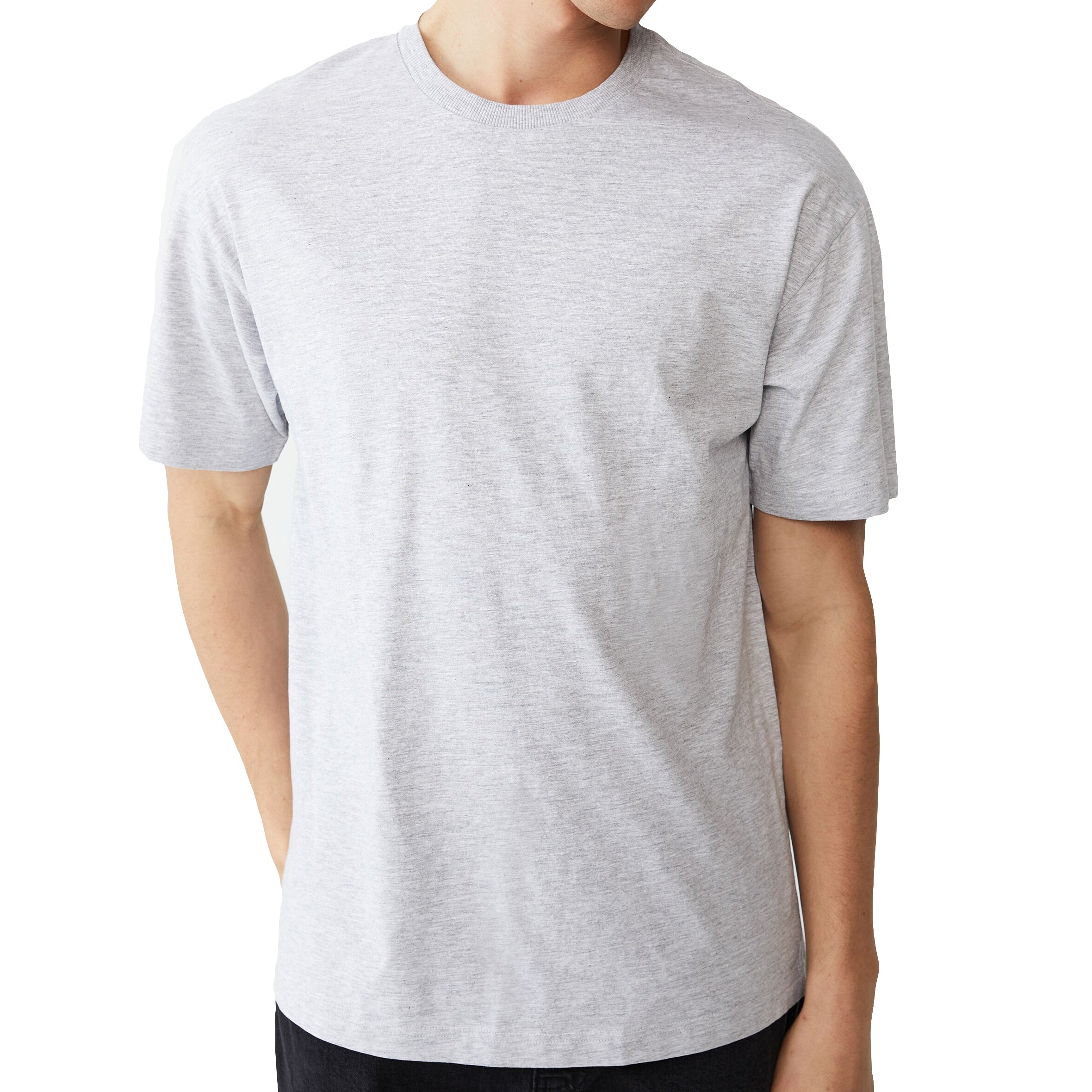 Men's Tops & T-shirts: Adult 100% Cotton T-Shirt Unisex Men's Basic Plain Blank Crew Tee Tops Shirts, Royal Blue, 3XL