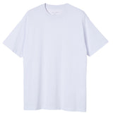 Adult 100% Cotton T-Shirt Unisex Men's Basic Plain Blank Crew Tee Tops Shirts, White, 2XL