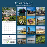 Abandoned 2024 Square Wall Calendar 16 Month Art Planner Christmas New Year Gift