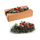 Calendars, Organisers & Planners: Christmas Floral Table Arrangements Red Berries Pine Cones Flowers Decorations, Large