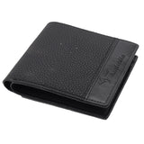 Gift Bags: Mens Wallet Australian Kangaroo Leather Bifold Souvenir Gift Coin Card Holder, Midnight Black Textured