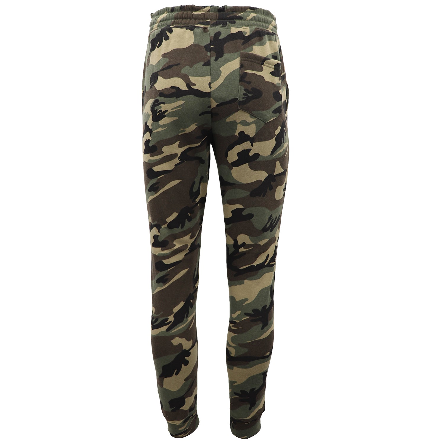 Men's Sweats & Trackpants: Men's Fleece Track Pants Military Camouflage Tactical Gym Trousers w Cuffed Hem, Green Camo, 3XL