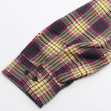 Men's Shirts: Men's 100% Cotton Flannelette Shirt Long Sleeve Plaid Check Flannel w Pockets, Golden Horizon Plaid, XL
