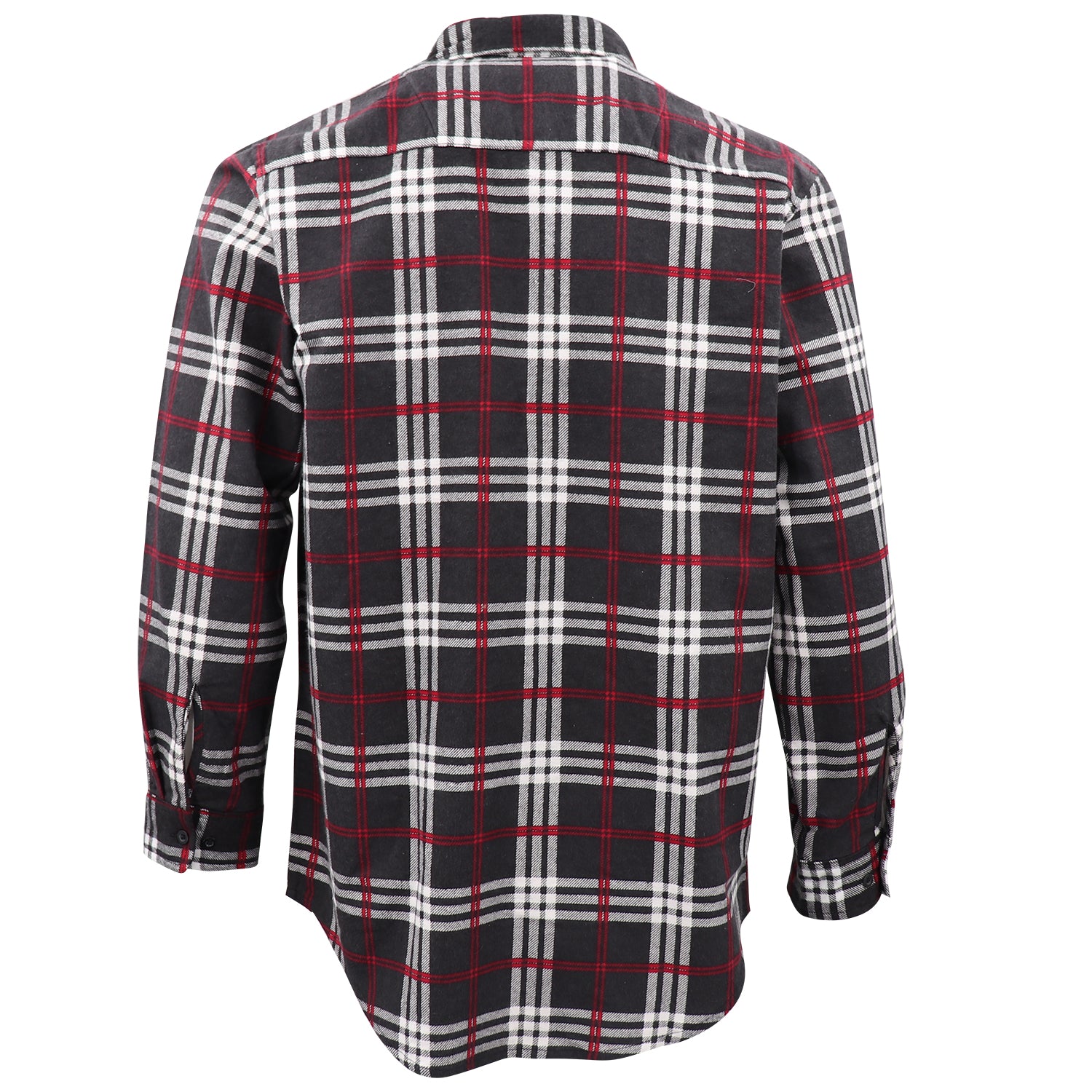 Men's 100% Cotton Flannelette Shirt Long Sleeve Plaid Check Flannel w Pockets, Shadow Glen Plaid, 3XL