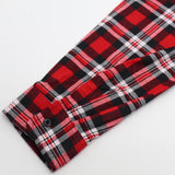 Men's Shirts: Men's 100% Cotton Flannelette Shirt Long Sleeve Plaid Check Flannel w Pockets, Crimson Knight Plaid, 3XL