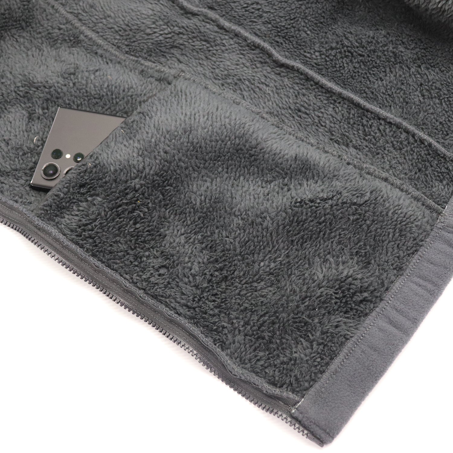 Men's Coats & Jackets: Mens Thick Zip Up Jumper w Sherpa Fur Lined Sweatshirt Winter Unisex Jacket Coat, Navy, M